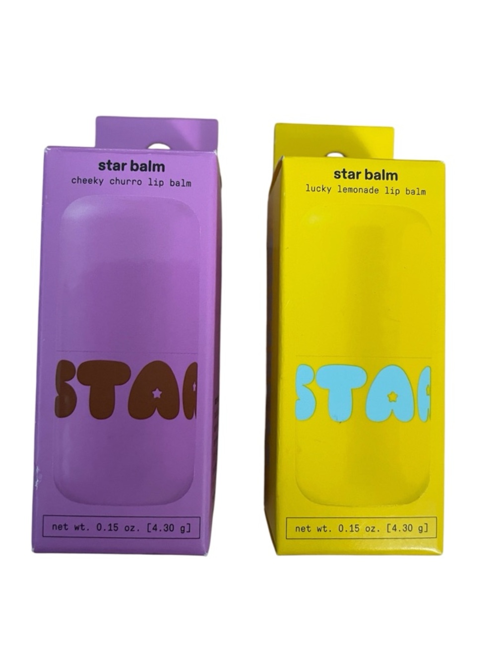 Starface Cheeky Churro & Lucky Lemonade Lip Balm Duo